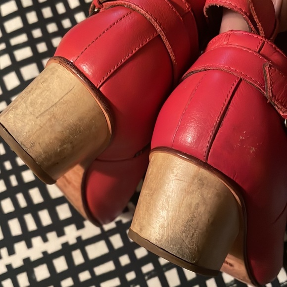 Fortress of Inca Roxana Amado Red/Rouge Booties Size US 9